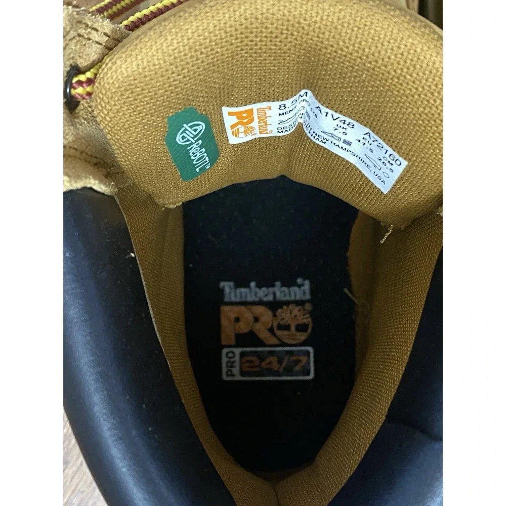 Waterproof Insulated Work Boots‎ Soft Toe Timberland PRO Wheat Men 8.5M